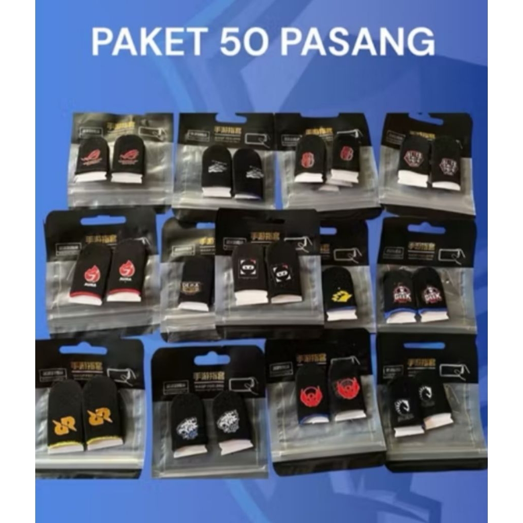 ( GROSIR 50 PASANG ) grosir sarung jempol 50 pasang AP king - sarung jempol motif AP king - sarung j