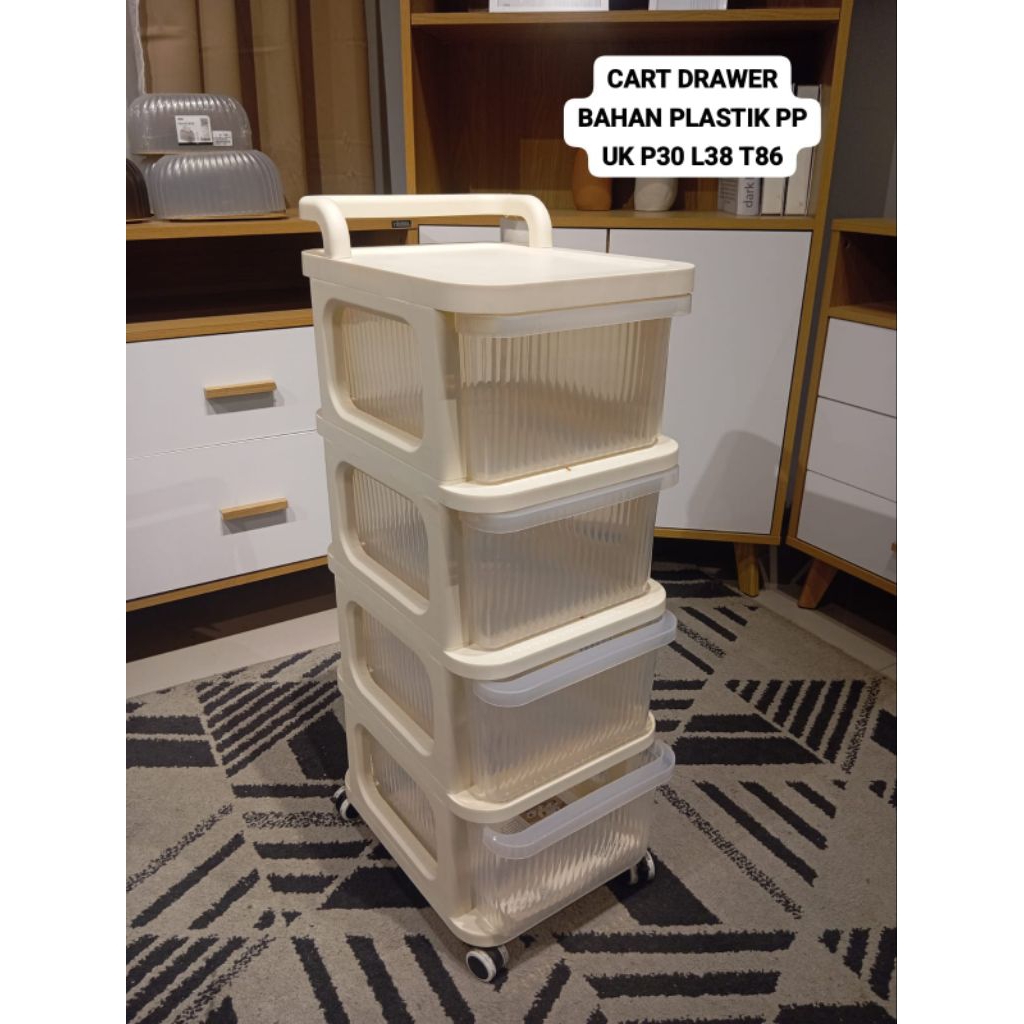 Informa wilma drawer trolley rak penyimpanan serbaguna