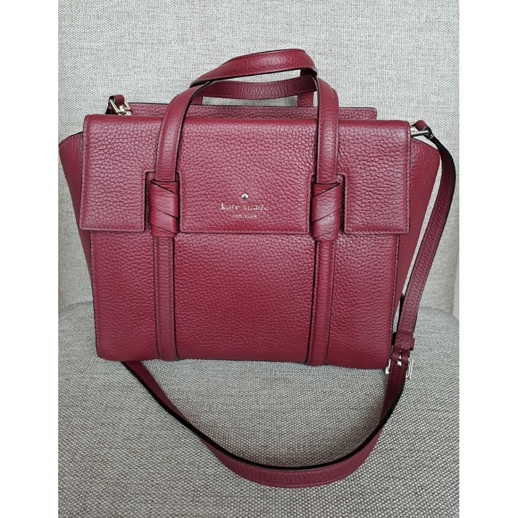 KS* Tas Wanita Kulit Maroon