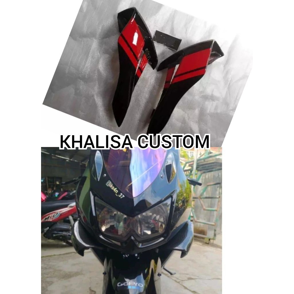 Aero Winglet Fairing Kawasaki Ninja 250R karbu z250SL model Moto GP