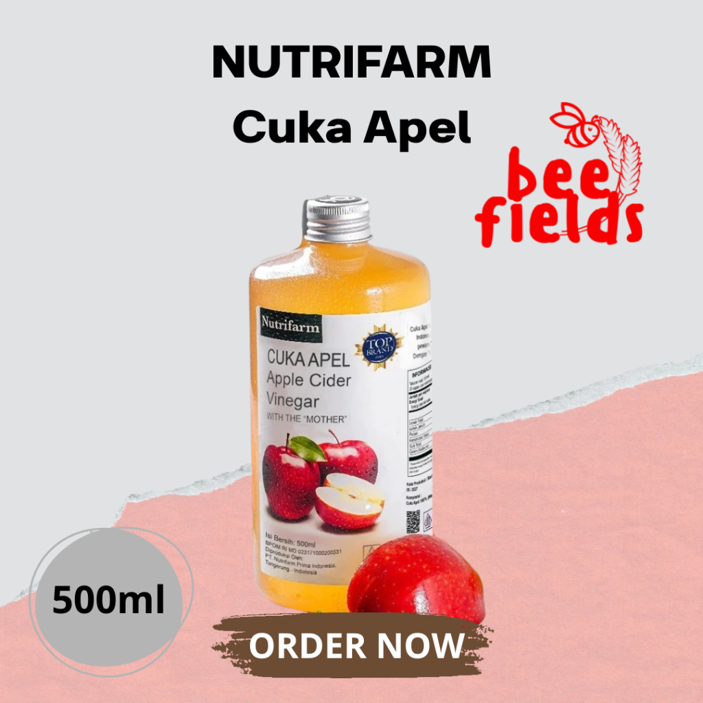 

NUTRIFARM - Cuka Apel with Mother 500ml