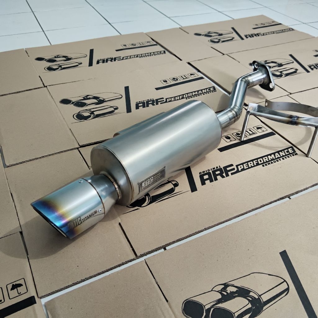 BOLT ON BRIO muffler JTC TITANIUM ( replika ) arf performance