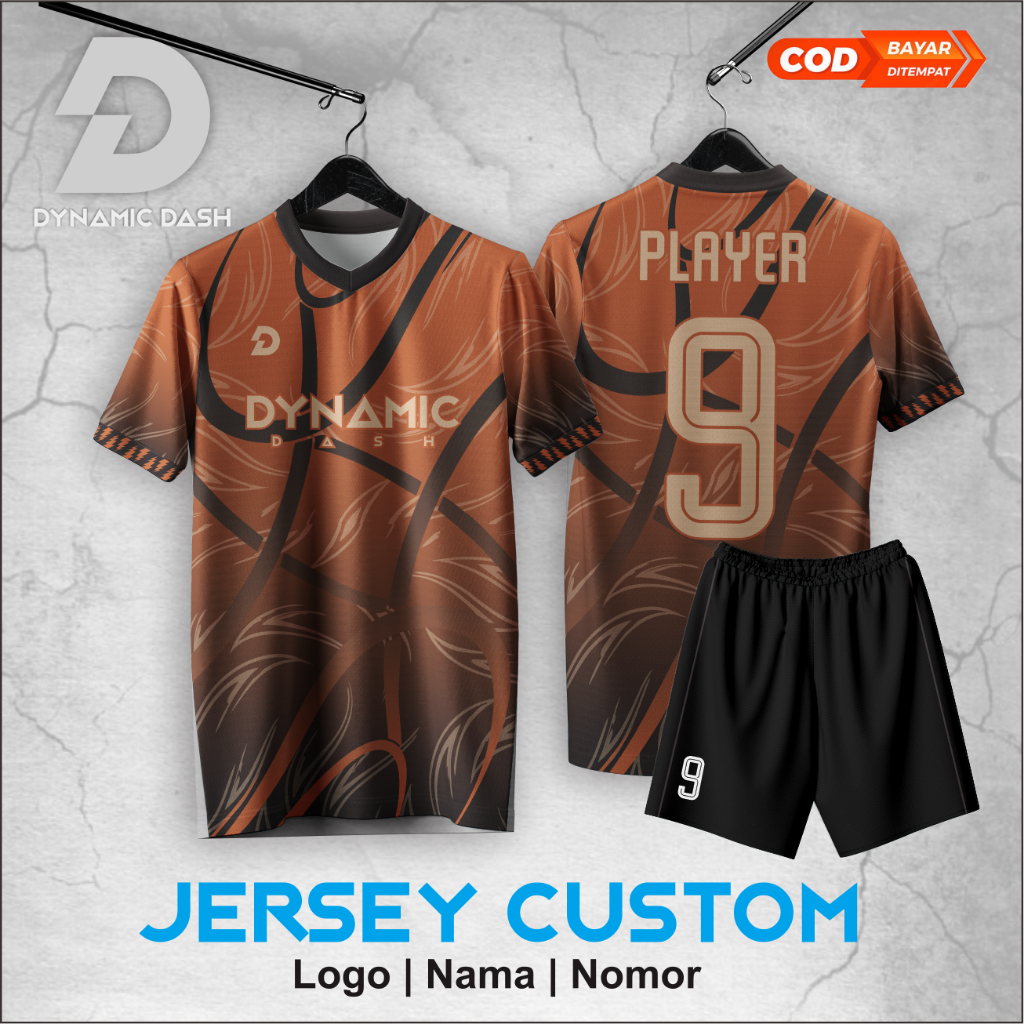 Jersey Baju Futsal Full Printing | Jersey Futsal Custom Ganti Nama Nomor Dan Logo Gratis