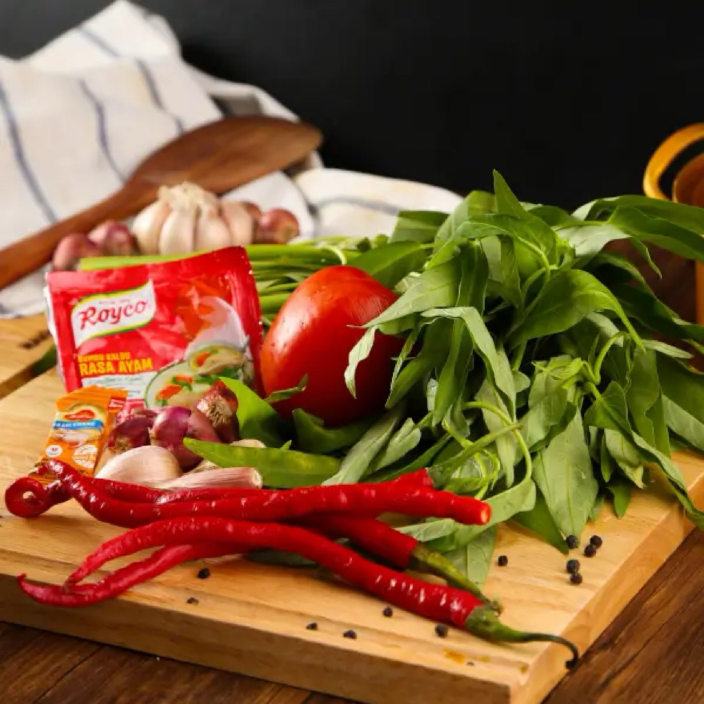 

Paket tumis kangkung 1-2 porsi | paket lengkap instan | sayuran fresh hemat dan praktis