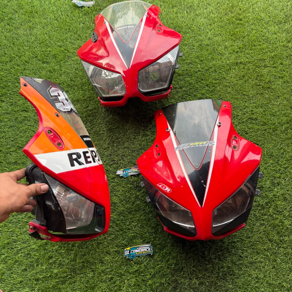 Batok kepala CBR150R K45 Fullset kaca lampu original copotan motor