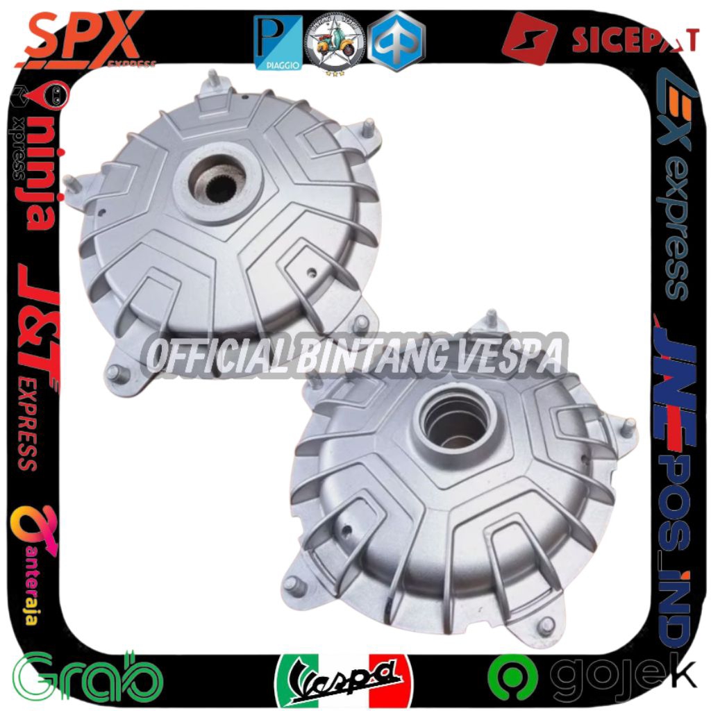 Tromol depan dan tromol Belakang Vespa Excel Exclusive PXE Motif Batik