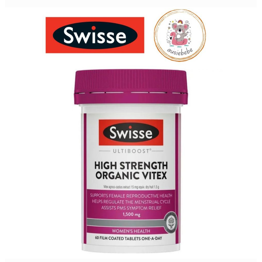 Swisse Organic Vitex 1500mg 60 Tablets