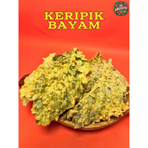 KERIPIK BAYAM / KERIPIK BAYEM / BAYAM / BAYEM / KERIPIK BAYAM GURIH DAN RENYAH