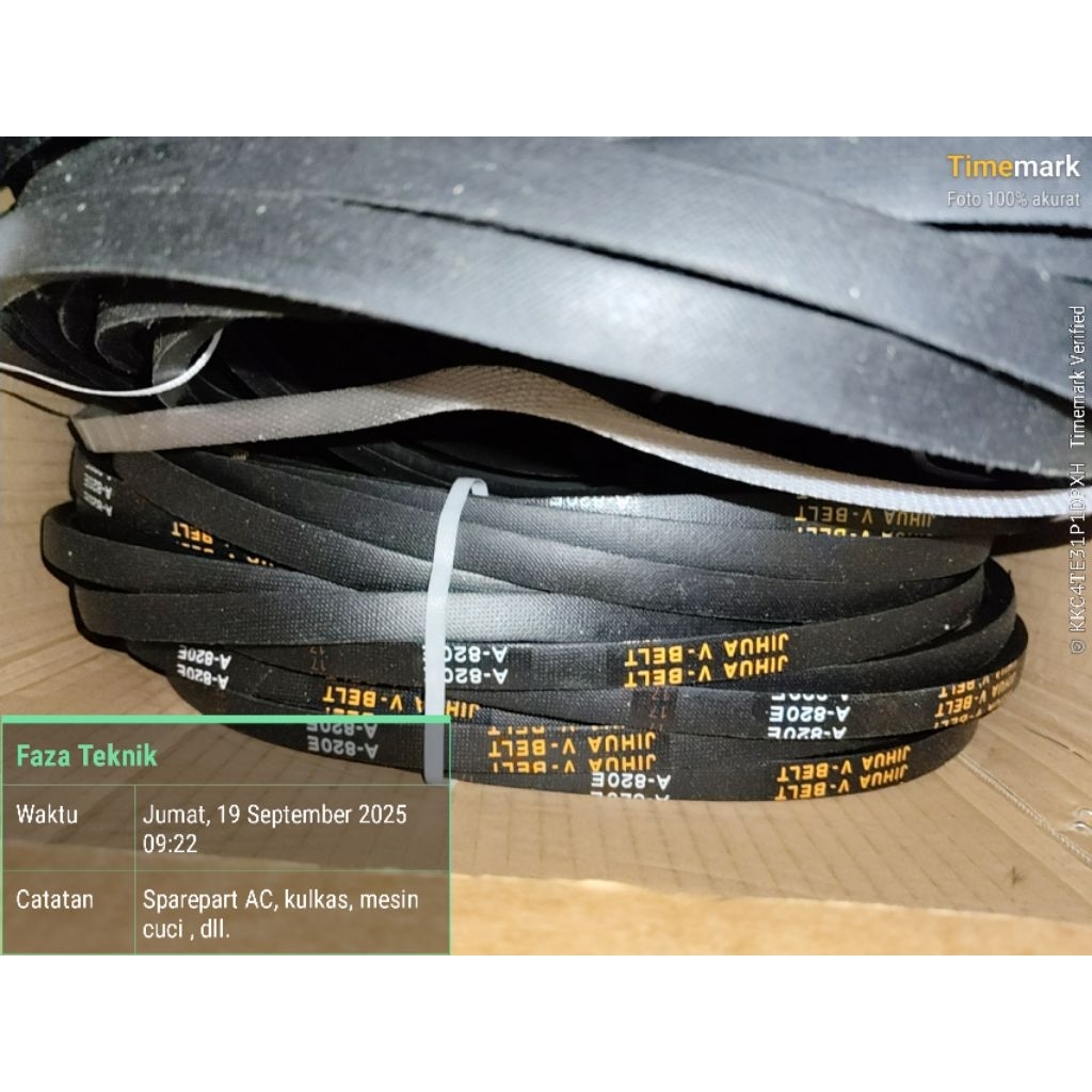 van v belt mesin cuci  A-820E