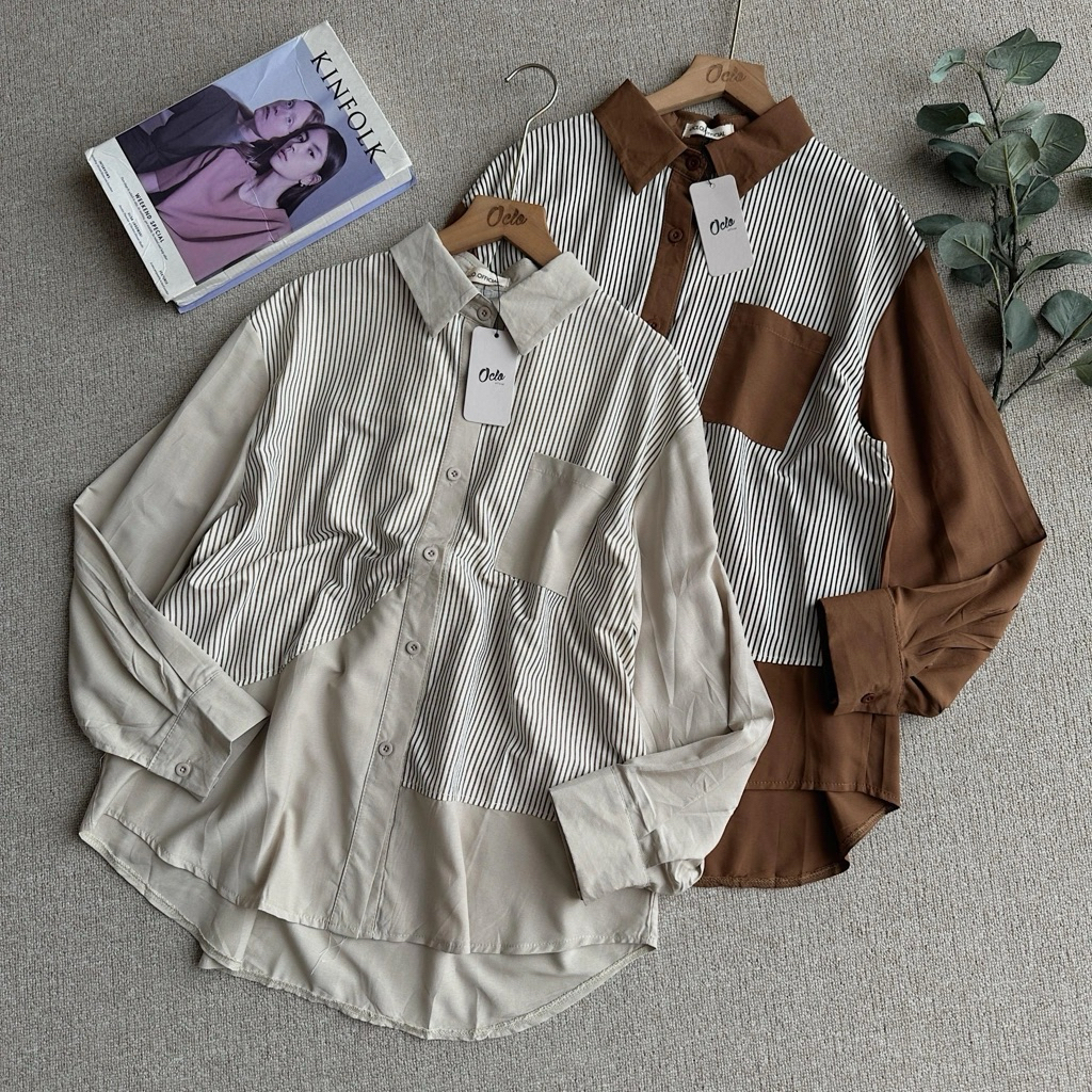 Voshanka Shirt by Oclo Official Jastip Termurah Store Bandung Basic Daily Wear