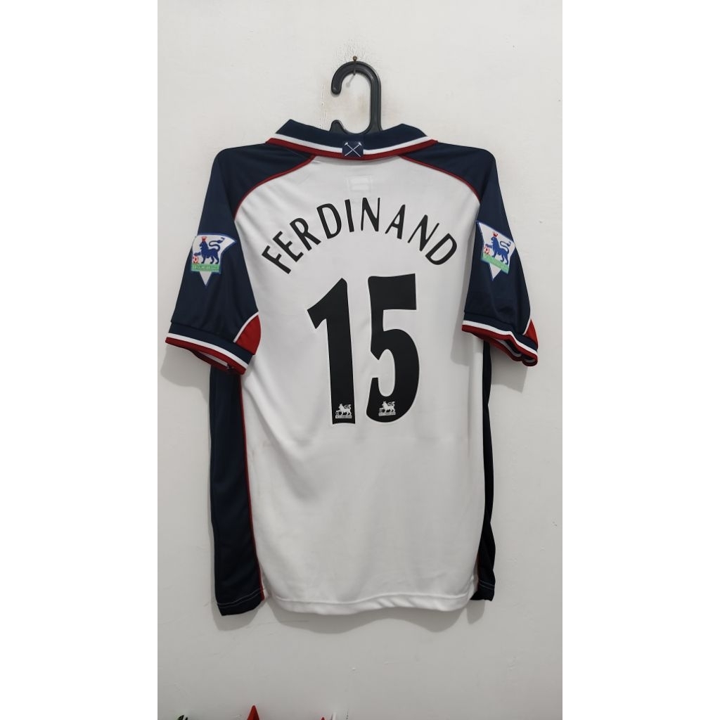 jersey retro West Ham Ferdinand size L