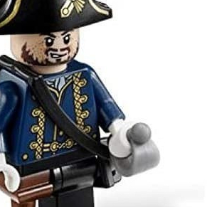 Disney Pirates of The Caribbean Hector Barbosa Action Figure Mini Brick