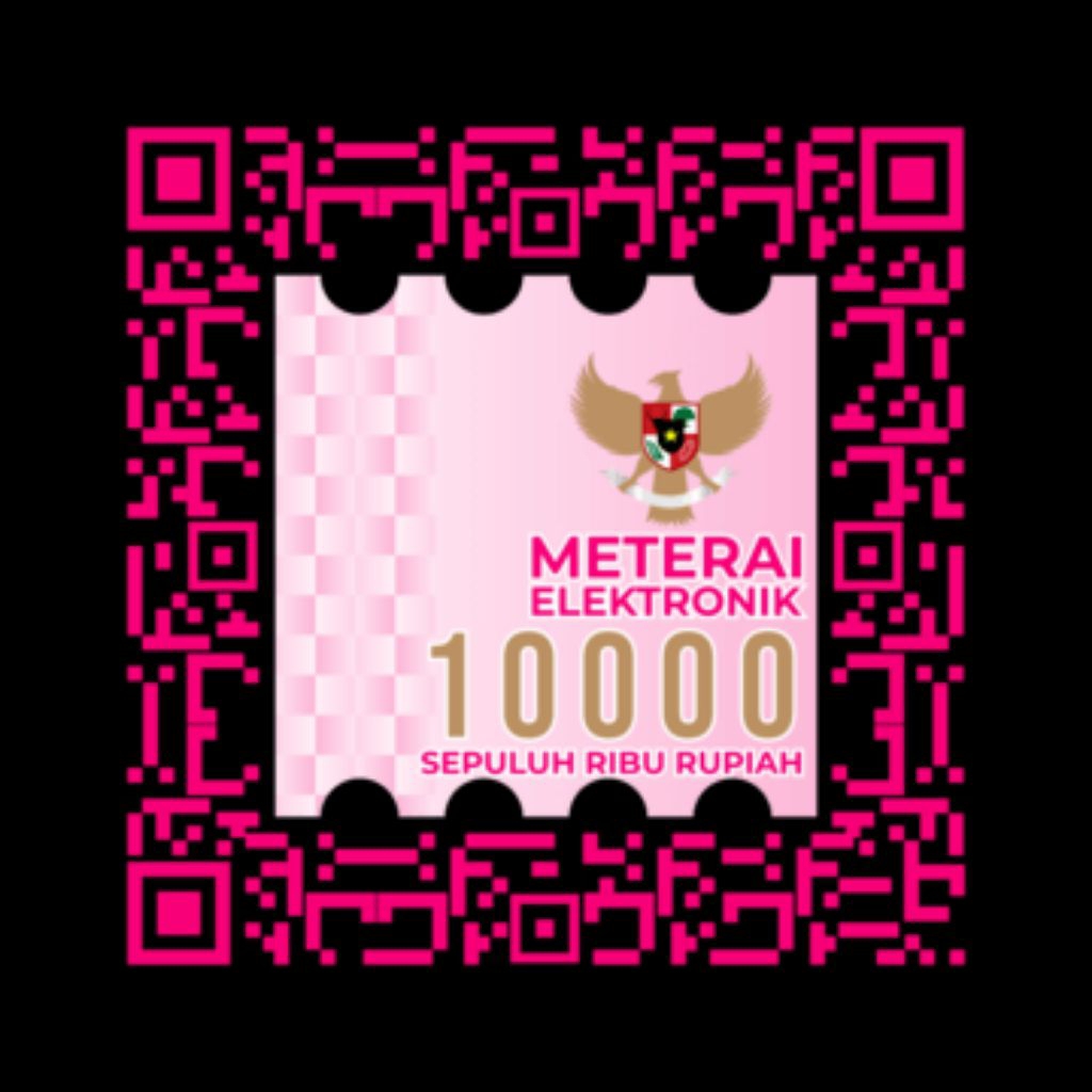 E Materai Peruri 10.000 Asli Valid Terima Jadi Termasuk Pemasangan