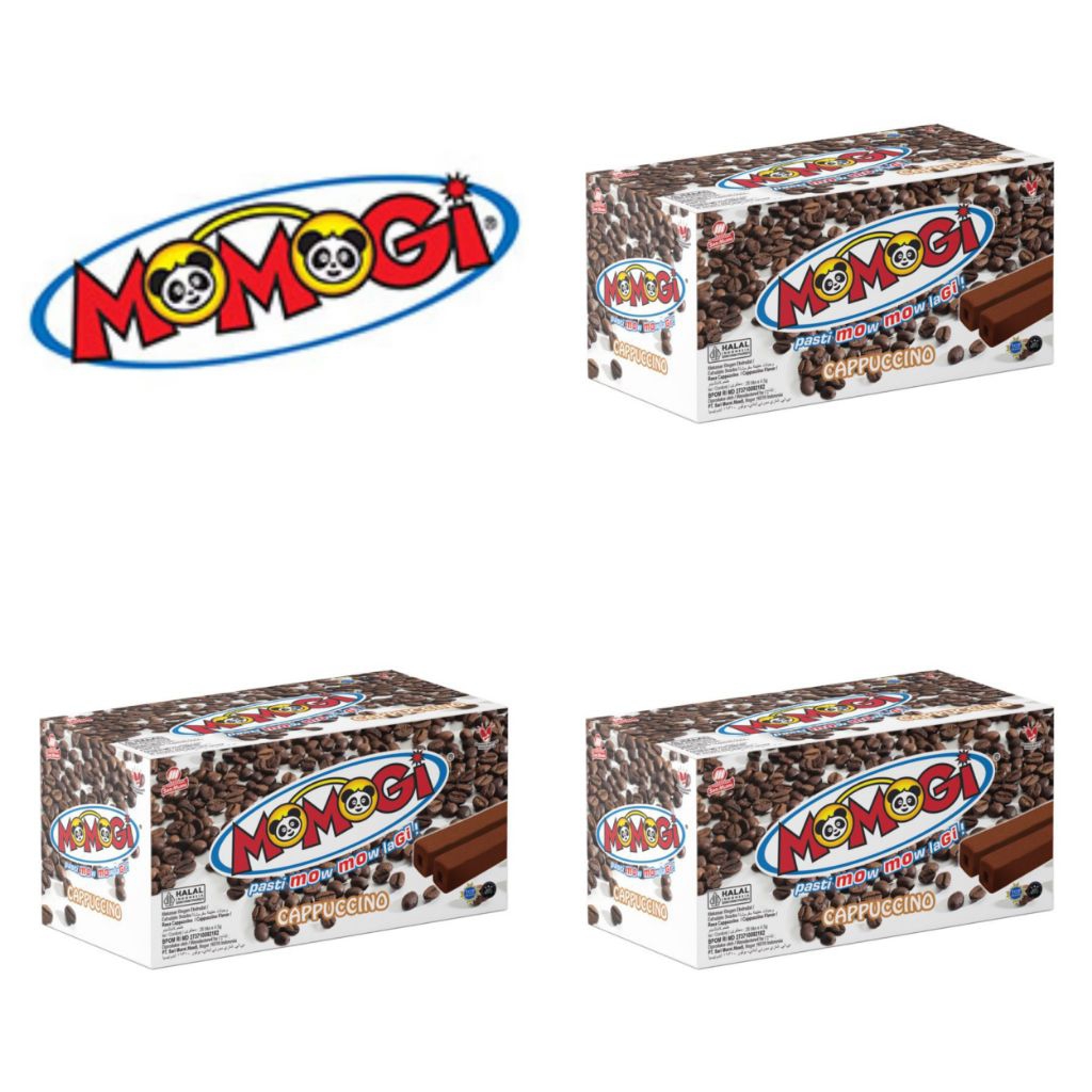 Momogi Makanan Ringan Stik Cappucino Dus Isi 10 Bungkus / Momogi Makanan Ringan Stik Cappucino Dus I
