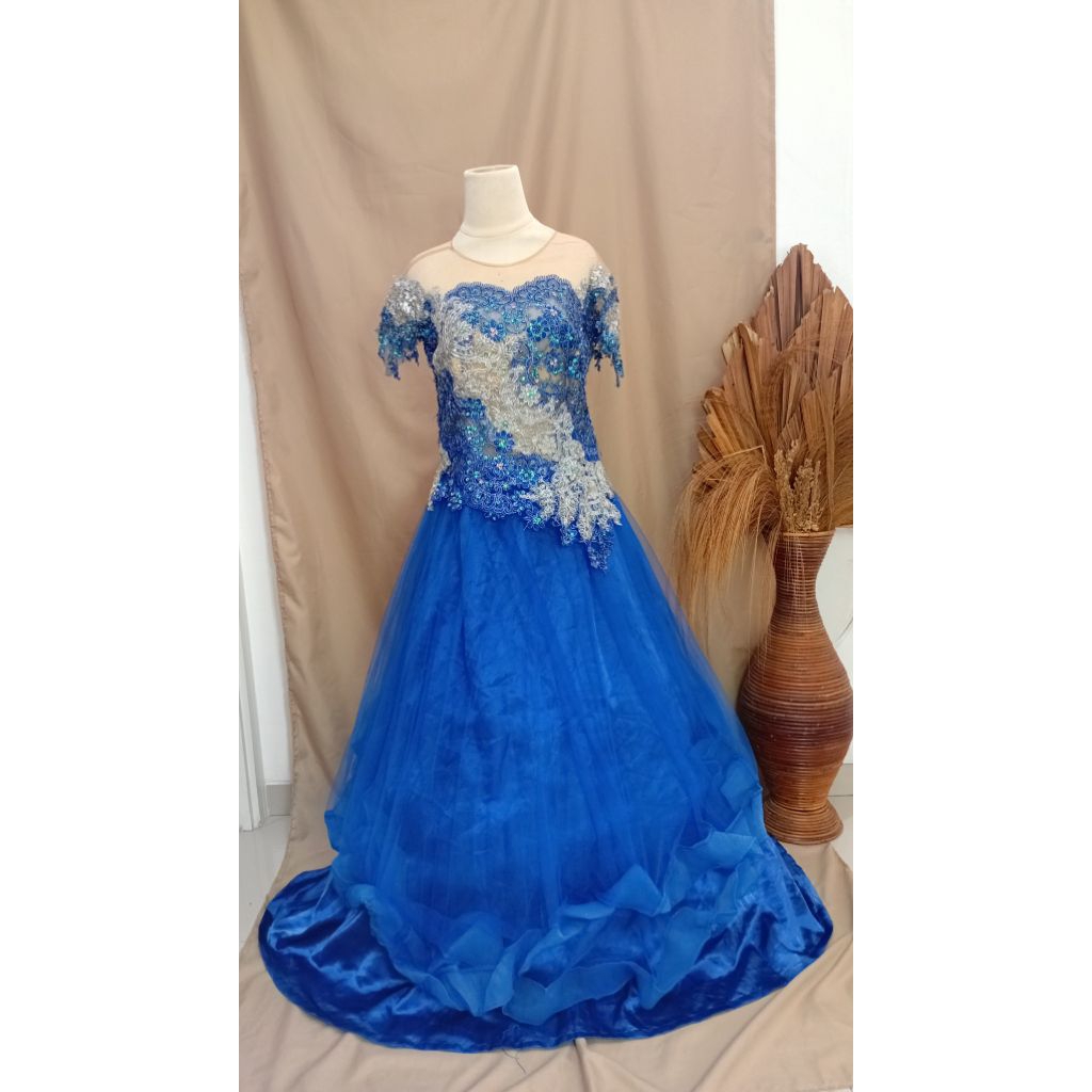 sewa gaun navy-sewa gaun pesta- sewa gaun mermaid