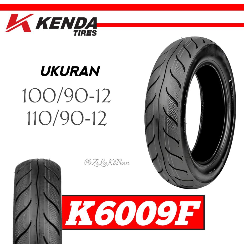 Ban Luar KENDA K6009F 100/90-12 110/90-12