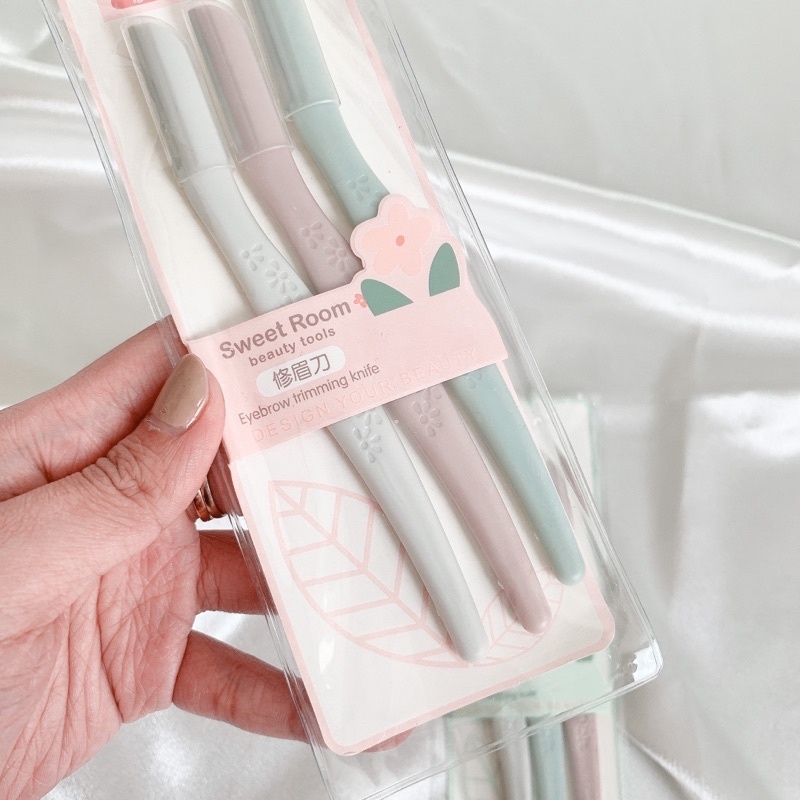 Pisau Alis Cukur isi 3 Nalamei / Cukur Alis isi 3 Premium Quality