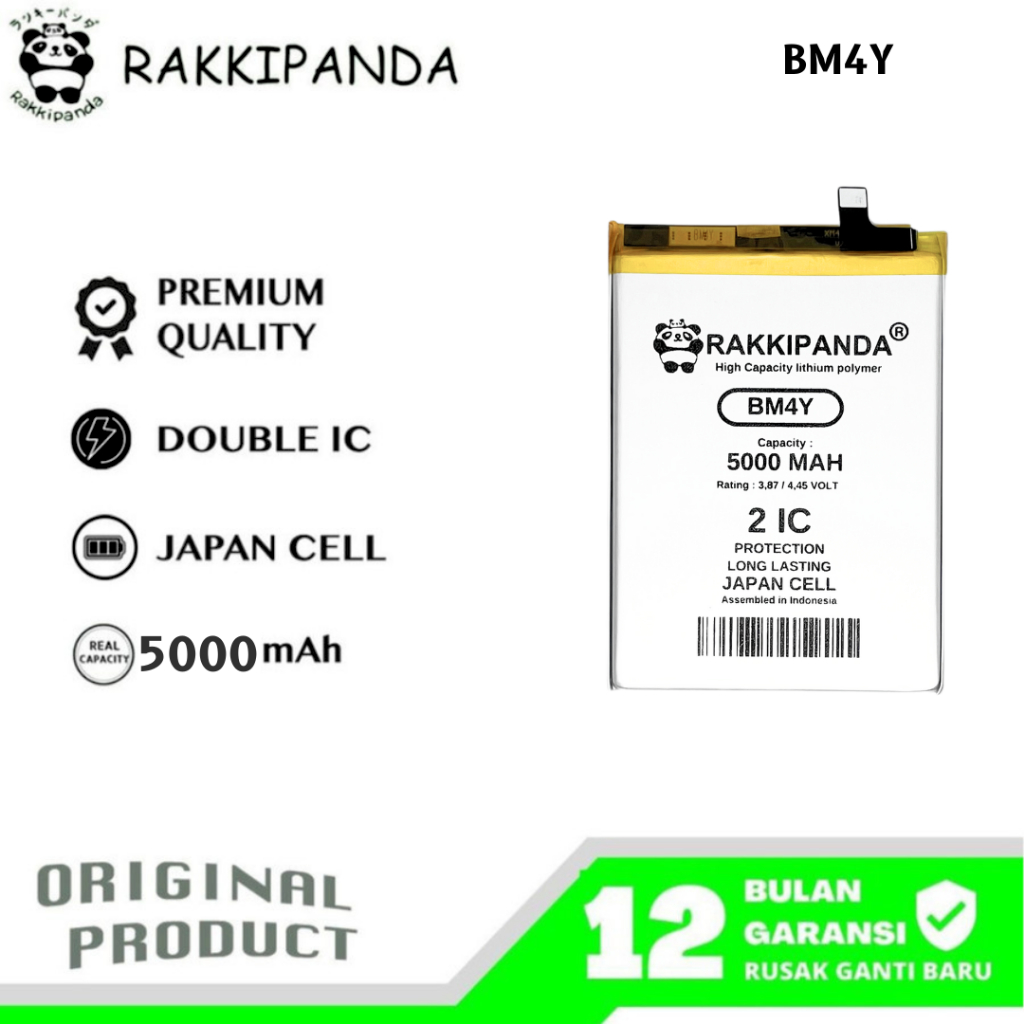 RakkiPanda - BM4Y Poco F3 / F3 Pro / Redmi K40 / K40 Pro Batre Batrai Baterai