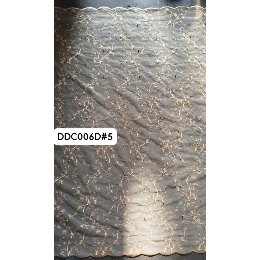 Tile Murah..Kwalitas Premium..Kain Tile Akar Mutiara Gliter/Tulle Mutiara/Tile Akar Mutiara/Bahan Ke