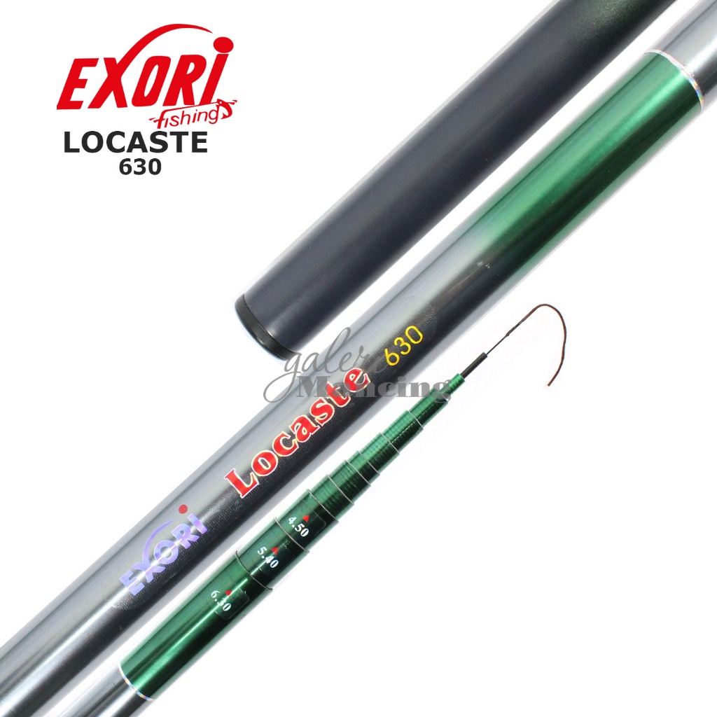 Joran Tegek Exori Locaste 360 s/d 630 | High Power Carbon Rod | Galeri Mancing