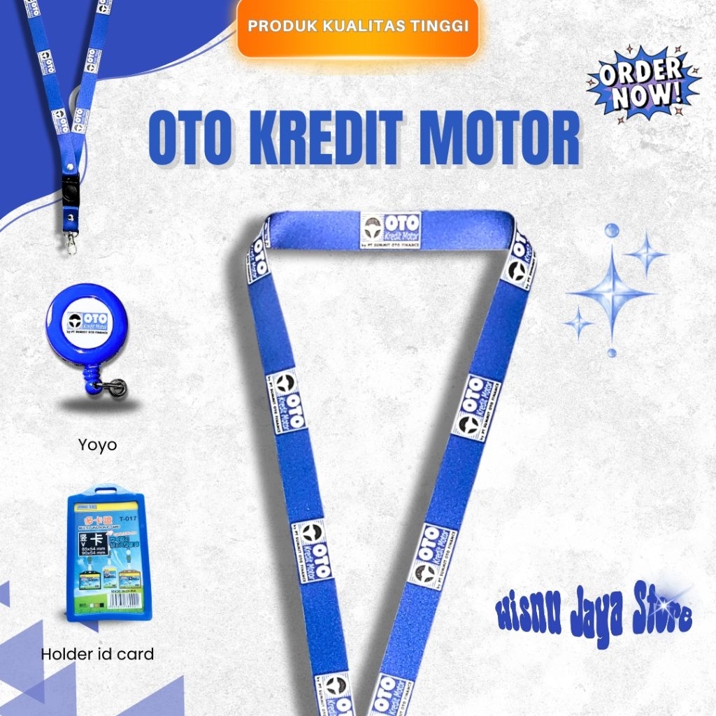 LANYARD TALI ID CARD OTO FINANCE TERBARU | LANYARD OTO FINANCE GROSIR TERMURAH & BERKUALITAS
