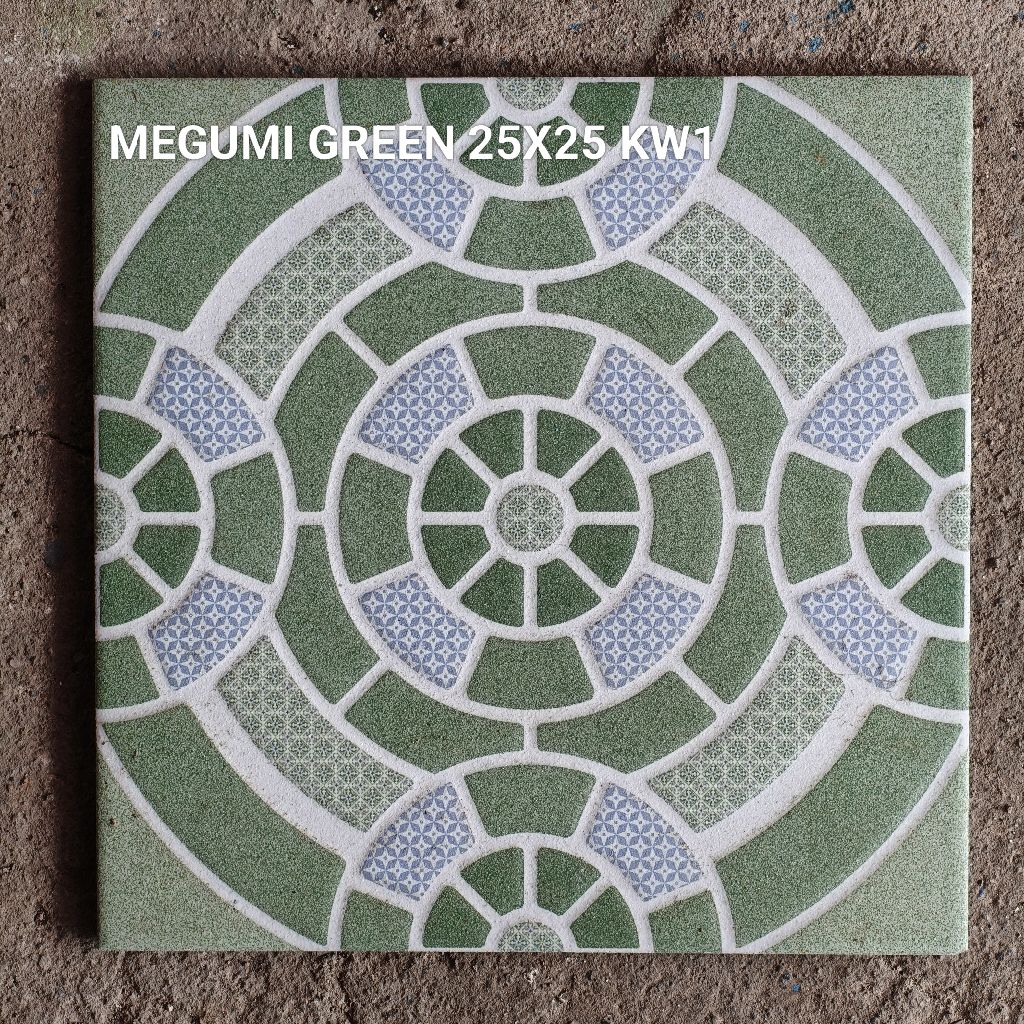 Keramik Lantai Kamar Mandi 25x25 Megumi Motif Kasar KW1