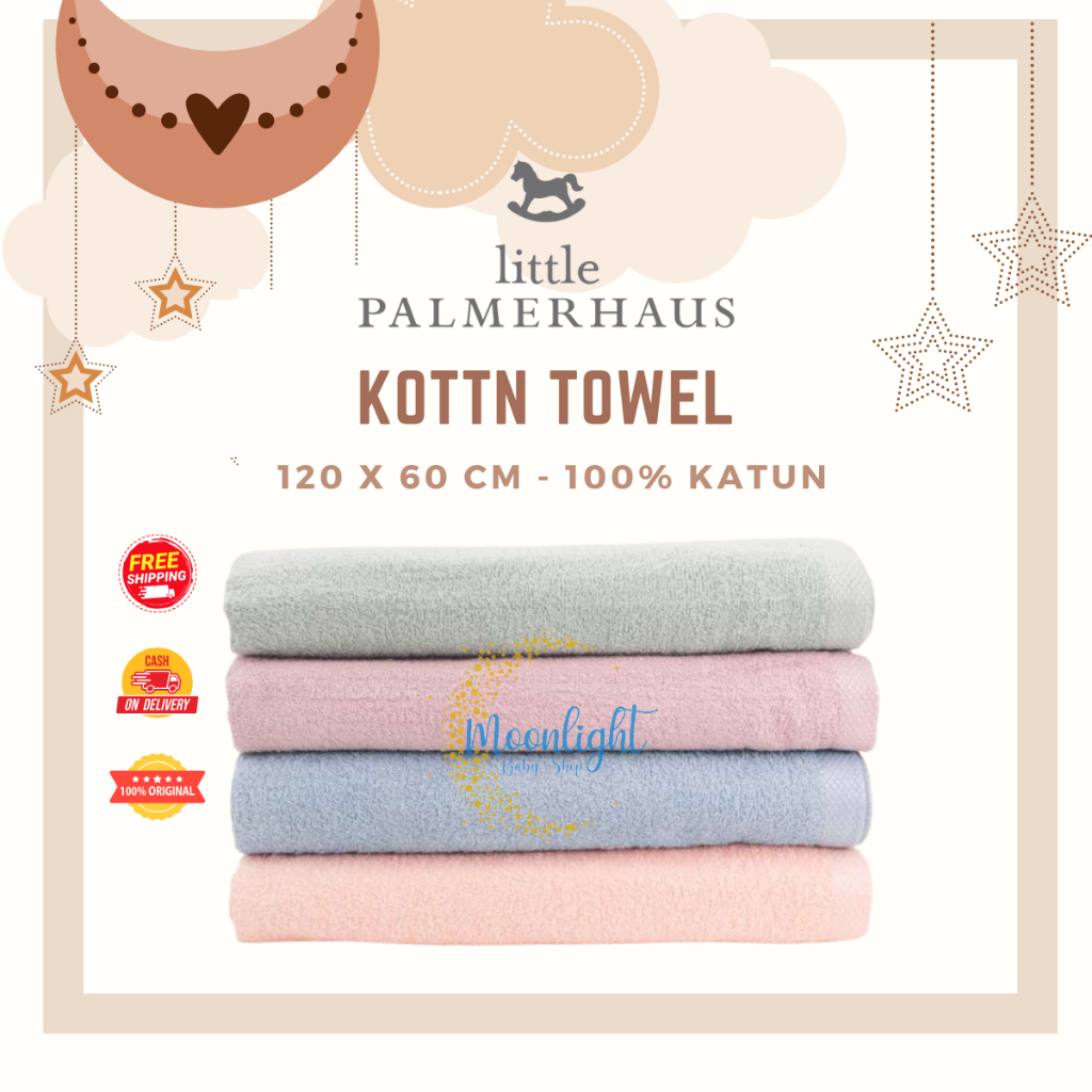 Little Palmerhaus Kottn Towel 120 x 60cm - Handuk 100% Katun