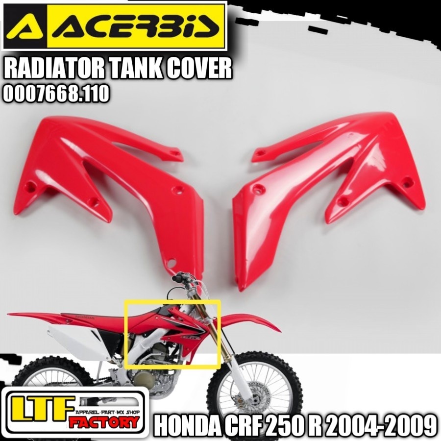 HONDA CR - CRF 250 R X 2004 2005 2006 2007 2008 2009 2010 2011 2012 2013 2014 2015 2016 2017 2018 - 