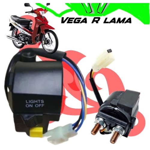 saklar switch kanan stater starter  Vega R lama Plus Bendik Starter Switch starter Vega R old / Lama