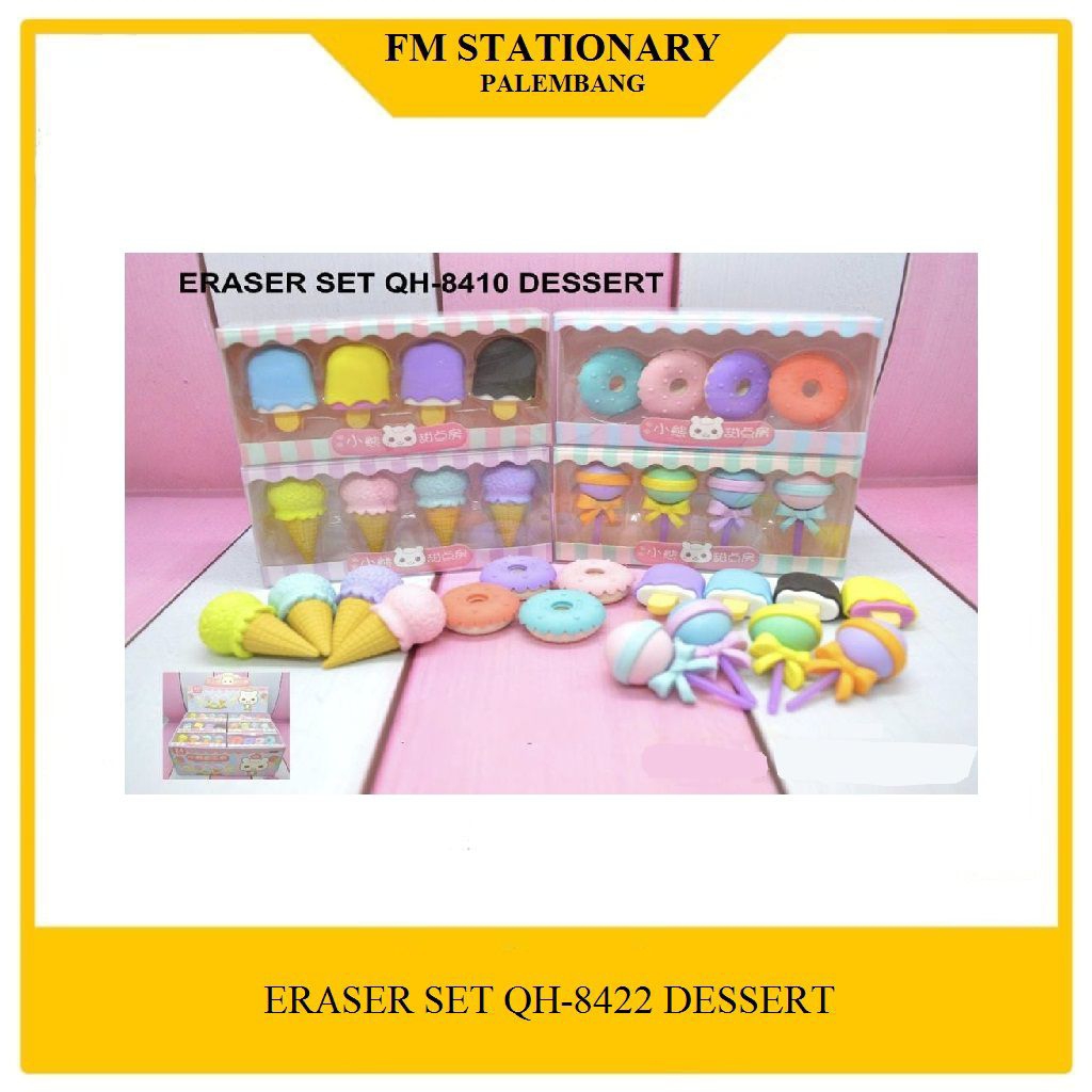 

Penghapus set QH~8410 Dessert ( 1 set, 4pcs )