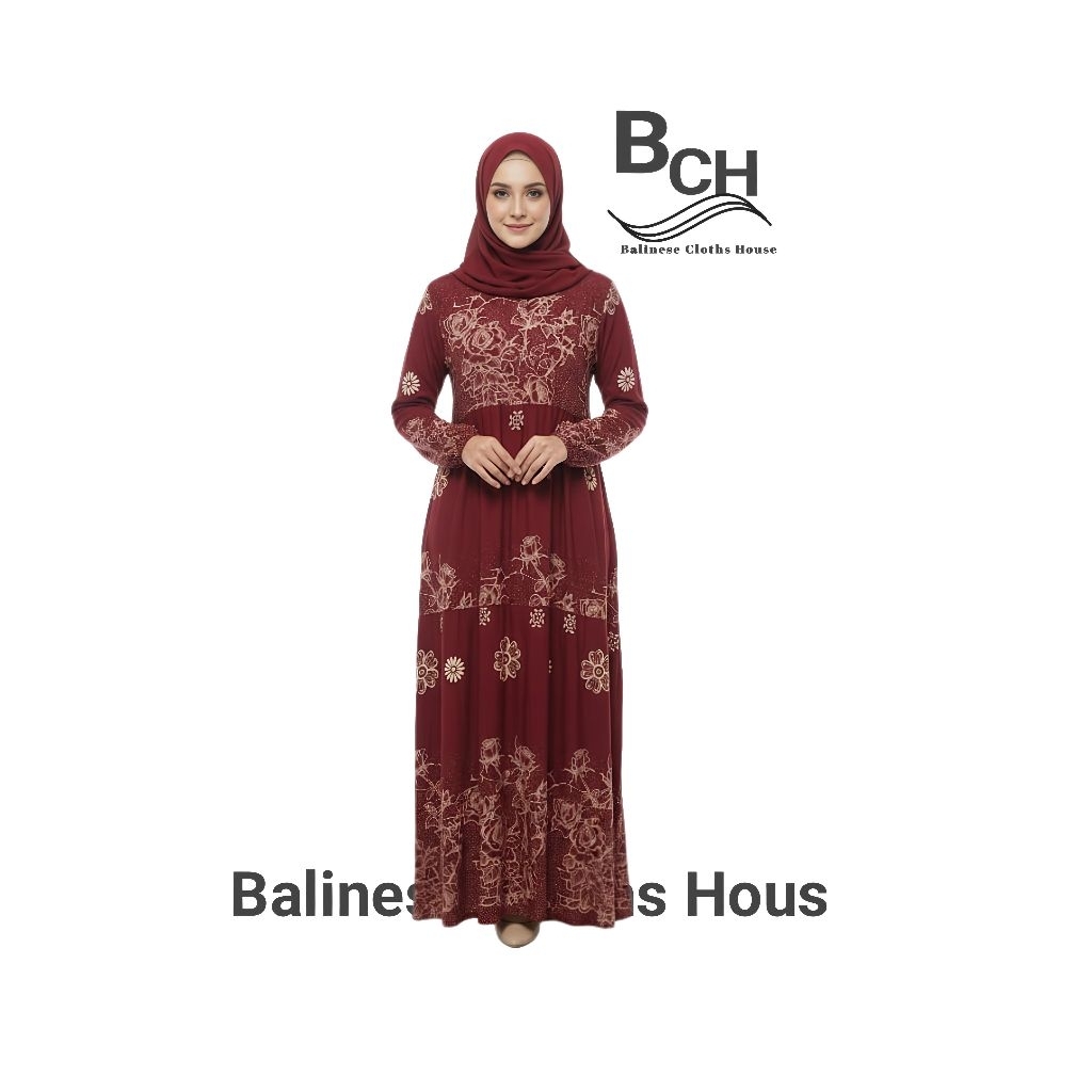 Daster gamis bali lengan panjang