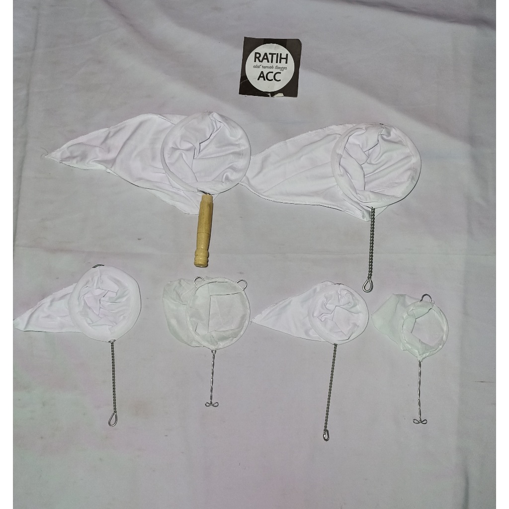 SARINGAN AIR TEH TARIK KOPI JUS JAMU SANTAN KAIN MAJUN KASA PENYARING FILTER SERBAGUNA