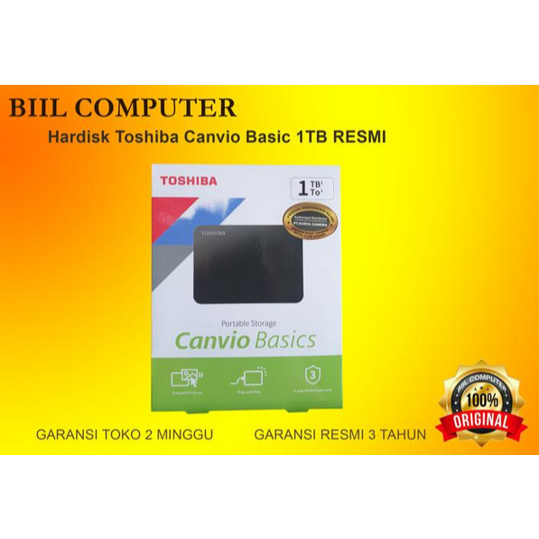 Hard Disk Eksternal Toshiba Canvio 1TB