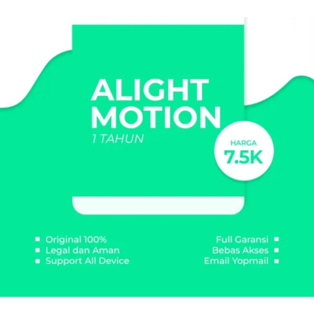 ALIGHT MOTION 1 TAHUN PRIVATE
