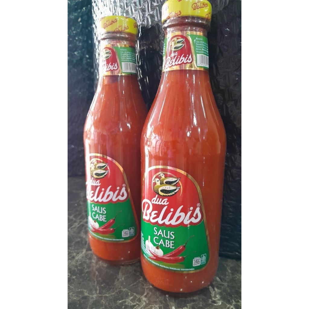 Saos Belibis Saos Cabe 335ml ( botol kaca )