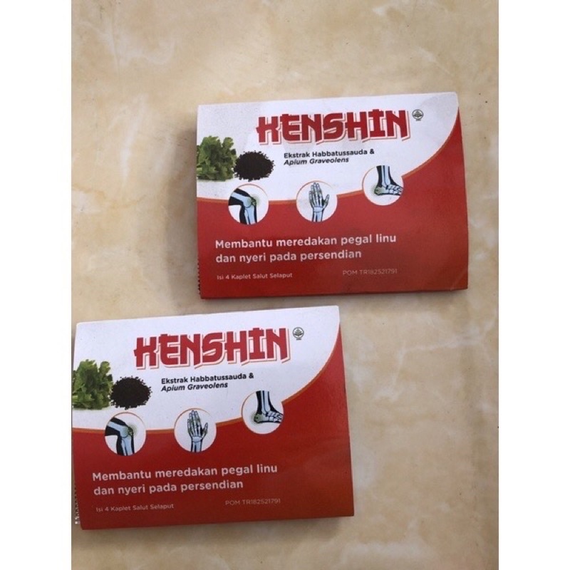 Kenshin strip / obat pegal linu / obat nyeri sendi / obat linu herbal/ obat capek capek badan