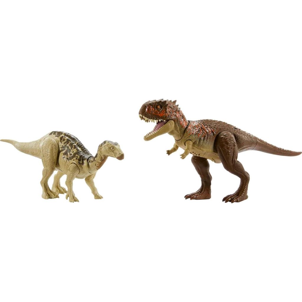 Mattel Jurassic World Survival Instincts Roarin' Battle Pack Set with 2 Action Figures, Roar Striker