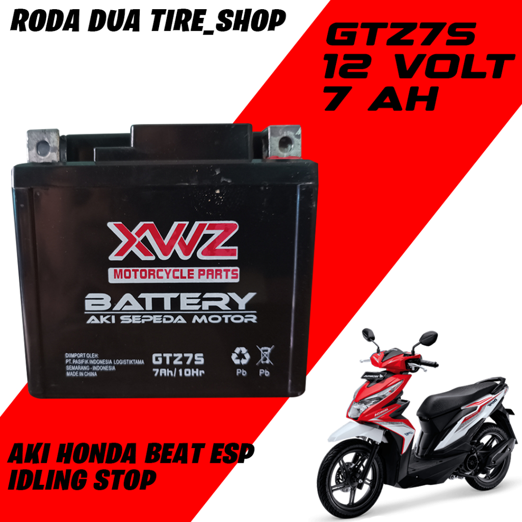 Aki Motor Full Kering XWZ GTZ 5S MF buat honda beat esp idling stop