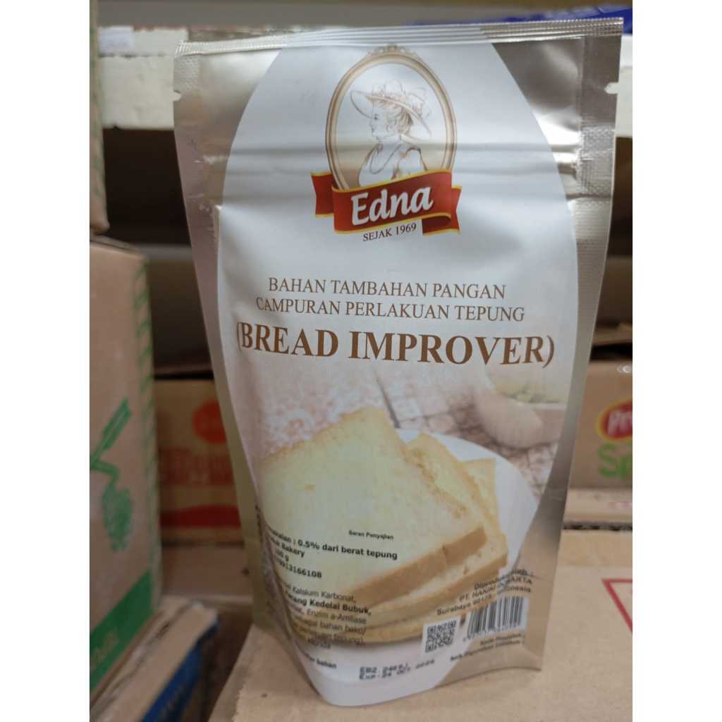 EDNA Bread Improver 100g / Pengembang Pengempuk Pelembut Roti kemasan pouch ziplock