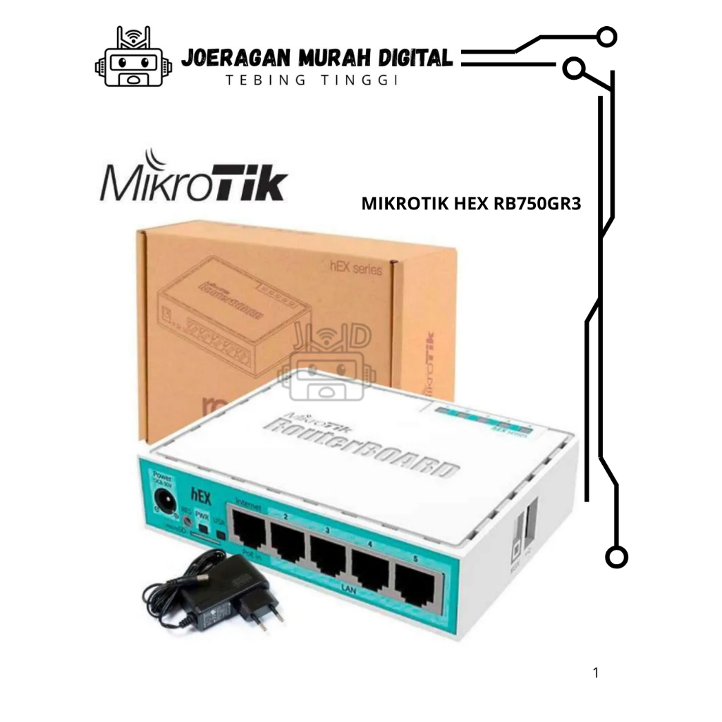 MIKROTIK RB750Gr3 (hEX)/ ROUTER MIKROTIK RB750 GR3 HEX/ RB 750GR3
