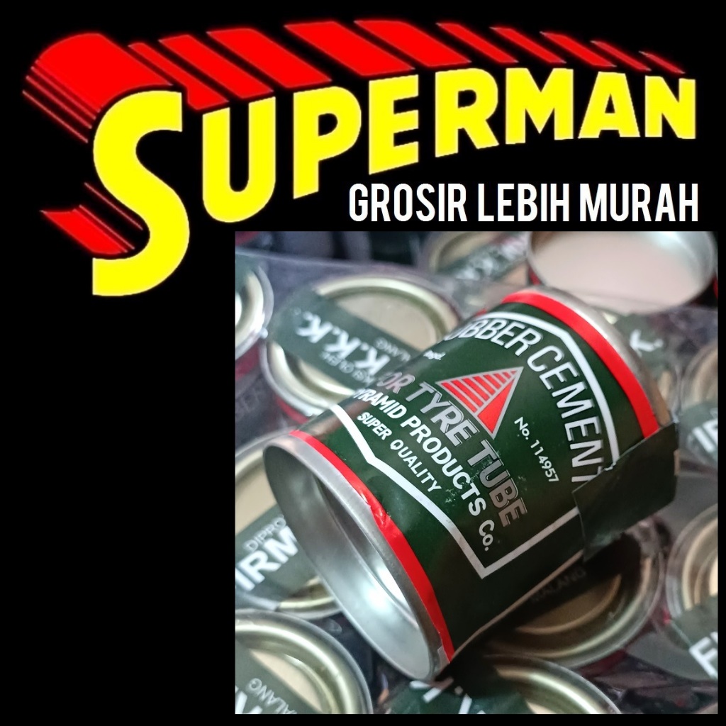 LEM PYRAMID BESAR 90 GR bukan kecil tambal ban sepeda tubles tubeless tubeles piramid kemasan kaleng