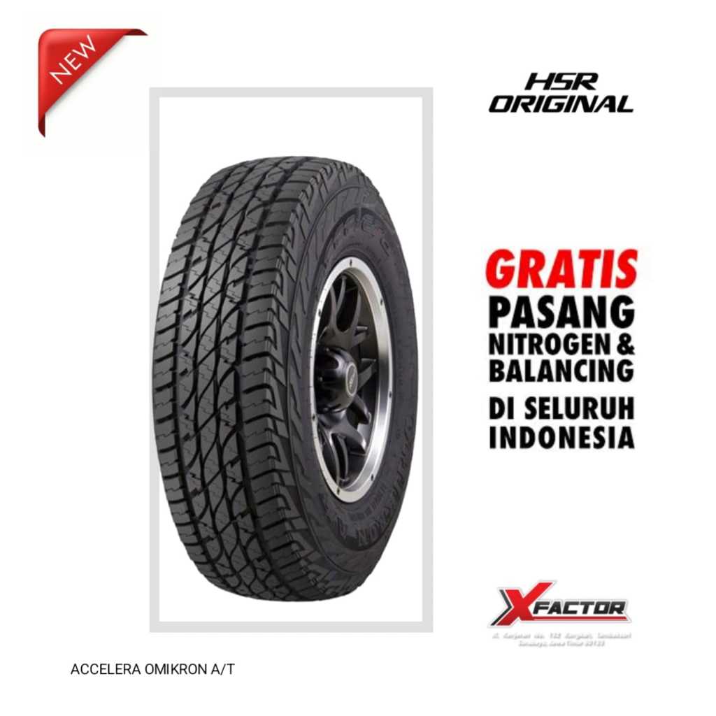 285/75 R17 BAN MOBIL ACCELERA OMIKRON AT 285 75 R17 PRODUKSI TERBARU TERMURAH & GRATIS PASANG