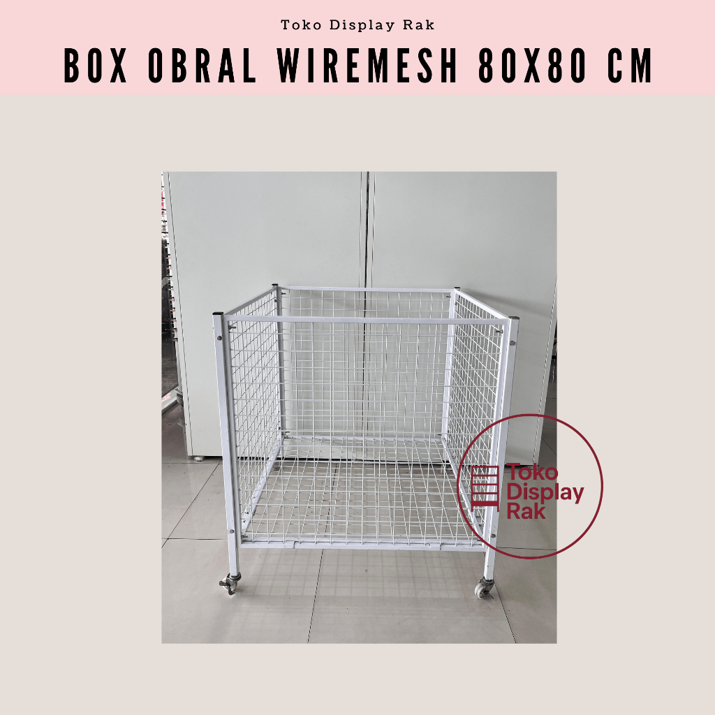 Rak Obral WireMesh Serbaguna Murah 80x80 cm