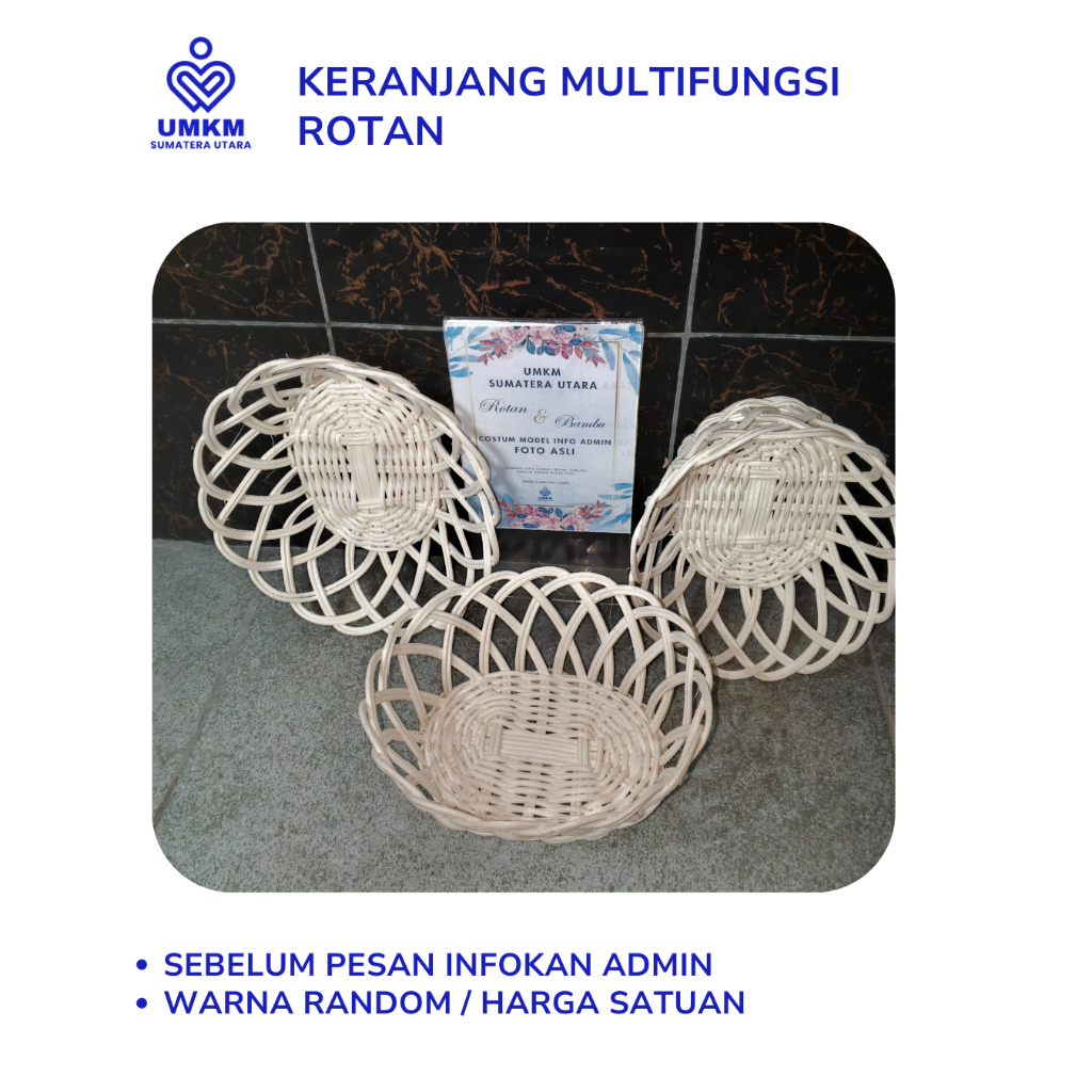 Keranjang Kecil Rotan / parcel rotan / keranjang rotan / keranjang buah / rotan / keranjang multifun