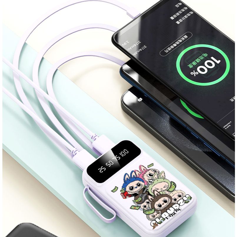 Powerbank 20000mAh/10000mAh LED Built-In Cable