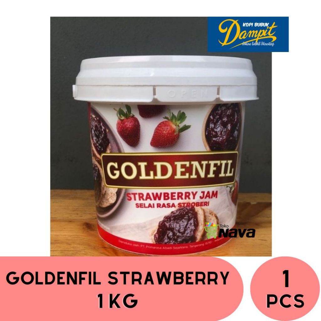 Goldenfil Strawberry Selai 1Kg