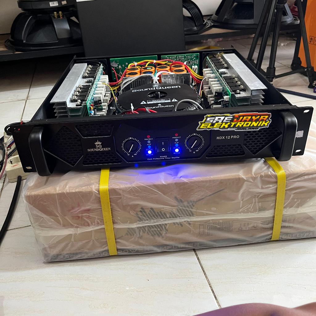 Power Soundqueen HDX 12 PRO Power Amplifier HDX-12P SQ Sound Queen 2 channel