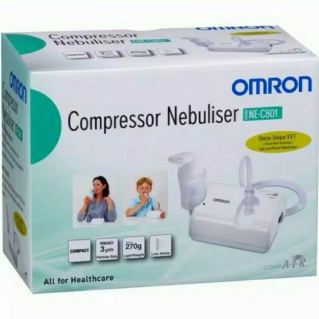 OMRON Compressor Nebulizer NE C801 / Nebulizer Terapi Uap Omron NE-C801