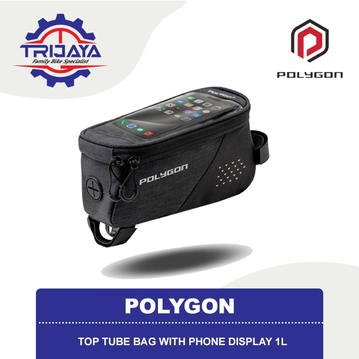 Tas Sepeda Polygon Top Tube Bag 1L | Tas Frame Holder HP | Anti Air Weatherproof