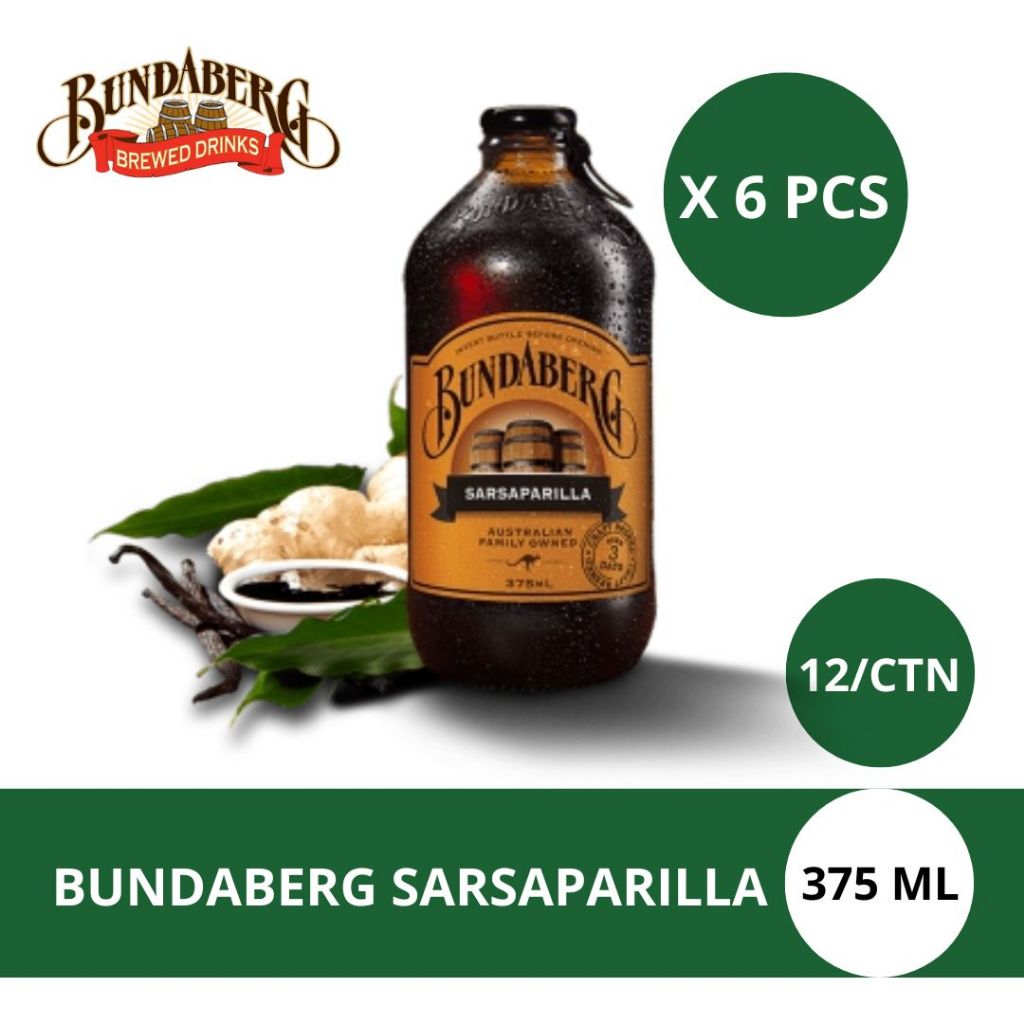 

Bundaberg Sarsaparilla375ml (Bundling 6pcs)